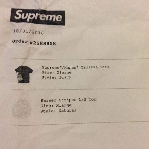 Supreme raised ribbed long sleeve - Picture 5 of 5